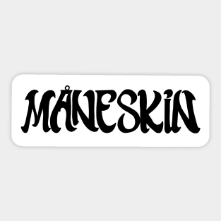 Måneskin Logo Sticker